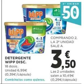 Supercor Detergente Wipp Disc. 18 dosis oferta