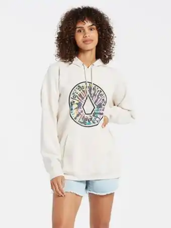 Sudadera con capucha estilo boyfriend truly stoked - bone