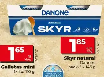 Dia DANONE skyr natural oferta