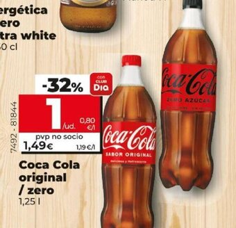 Dia COCA COLA original / zero oferta