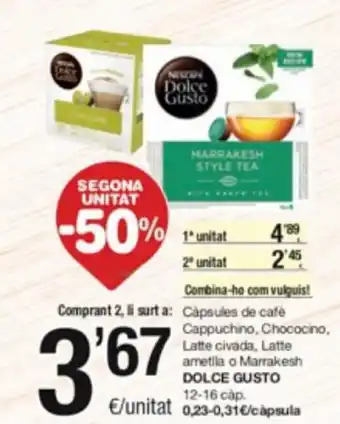 SPAR Dolce gusto oferta