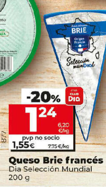 Dia DIA SELECCIÓN MUNDIAL queso brie francés oferta