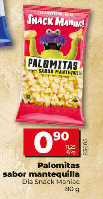 Dia DIA SNACK MANIAC palomitas sabor mantequilla oferta