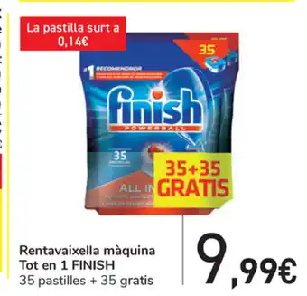 Carrefour Finish Rentavaixella maquina Tot en 1 oferta