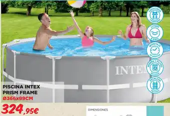 Espaço Casa Intex piscina Intex Prism Frame oferta