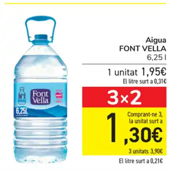 Carrefour Font Vella Aigua 6,25L oferta