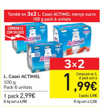 Carrefour Actimel L.Casei 100g oferta