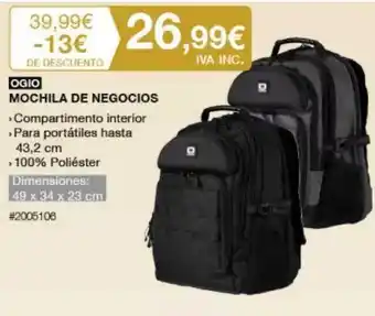 Costco OGIO MOCHILA DE NEGOCIOS oferta