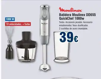 FROIZ Moulinex Batidora Moulinex DD655 Quickchef 1000w oferta
