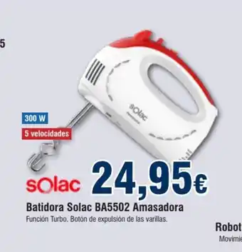FROIZ Batidora Solac BA5502 Amasadora oferta