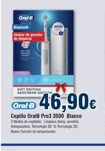 FROIZ Oral B Cepillo OralB Pro3 3500 Blanco oferta