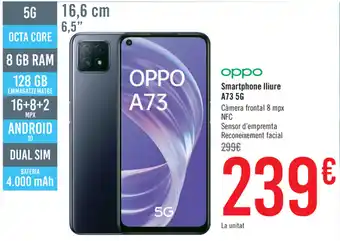 Carrefour Oppo Smartphone libre A75 5G oferta