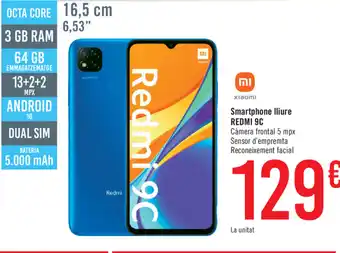 Carrefour Xiaomi Smartphone Lliure Redmi 9c oferta