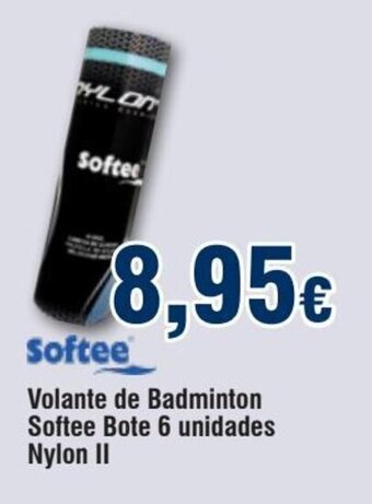 FROIZ Volante de Badminton Softee Bote 6 unidades Nylon II oferta