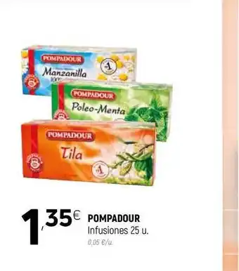 Coviran POMPADOUR Infusiones 25u. oferta