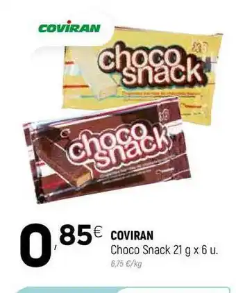Coviran COVIRAN Choco Snack 21g X 6u oferta