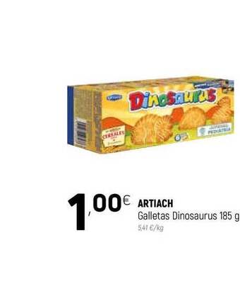 Coviran ARTIACH Galletas Dinosaurus 185g oferta