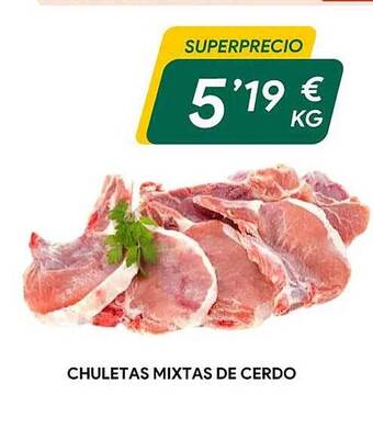 Masymas Chuletas mixtas de cerdo oferta
