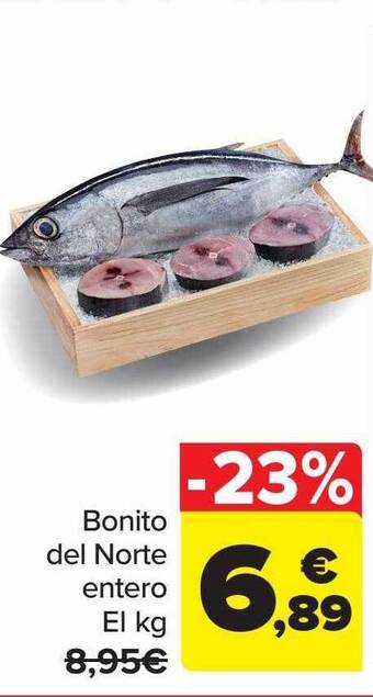 Carrefour Bonito del norte entero oferta