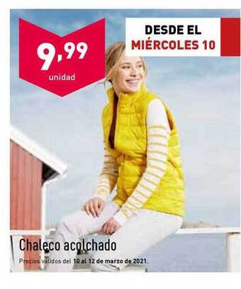 ALDI Chaleco acolchado oferta