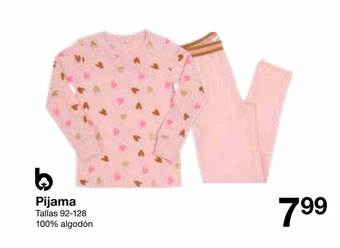 Zeeman Pijama tallas 92-128 100% algodón oferta