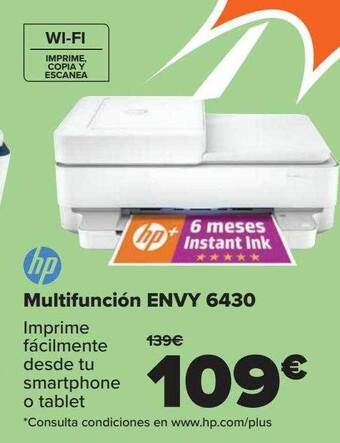 Carrefour Hp multifunción envy 6430 oferta