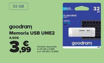Carrefour Goodram memoria usb ume2 oferta