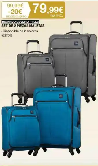 Costco RICARDO BEVERLY HILLS SET D 2 PIEZAS MALETAS oferta