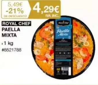 Costco ROYAL CHEF PAELLA MIXTA 1kg oferta