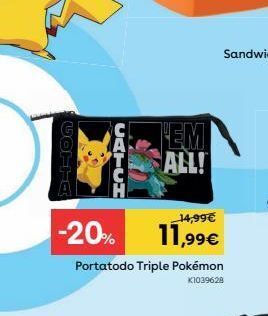 ToysRus Portatodo pokemon oferta