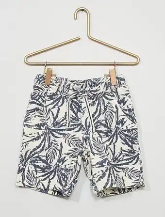 Kiabi Bermudas de felpa con cordones de fantasía oferta