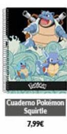 Game Menin cuaderno pokémon squirtle 7,99€ oferta