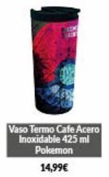 Game Vaso termo cafe acero inoxidable 425 ml pokemon 14,99€ oferta