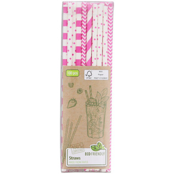 Action Pajitas de papel oferta