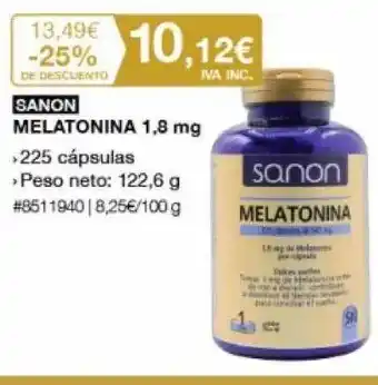 Costco SANON MELATONINA 1.8mg oferta