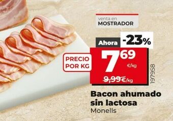 Maxi Dia Bacon ahumado sin lactosa oferta