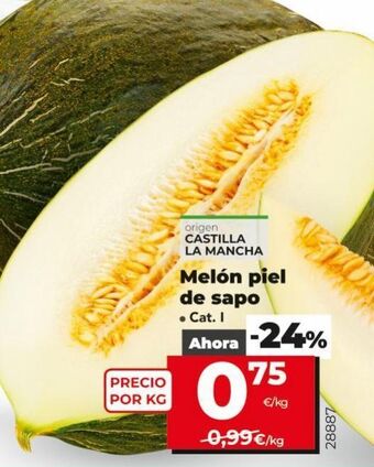 Maxi Dia Melón piel de sapo oferta