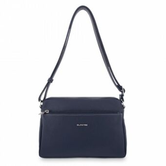El Potro Bolso bandolera mujer en piel vacuno azul- floater oferta
