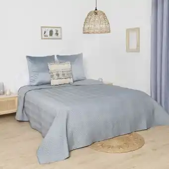 Tramas+ Colcha bouti efecto desgastado vaquero 180x270 oferta