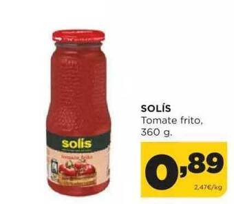 Alimerka Solís tomate frito oferta