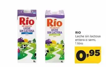 Alimerka Rio leche sin lactosa entero o semi oferta