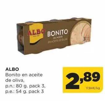 Alimerka Albo bonito en aceite de oliva oferta