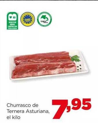 Alimerka Churrasco de ternera asturiana el kilo oferta