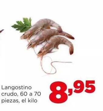 Alimerka Langostino crudo 60 a 70 piezas el kilo oferta