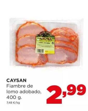 Alimerka Caysan fiambre de lomo adobado oferta