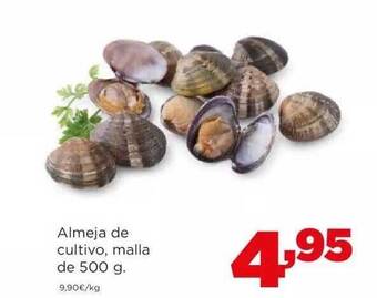 Alimerka Almeja de cultivo malla oferta