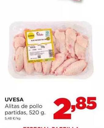 Alimerka Uvesa alitas de pollo partidas oferta