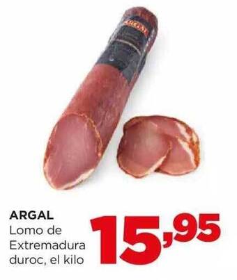 Alimerka Argal lomo de extremadura duroc el kilo oferta