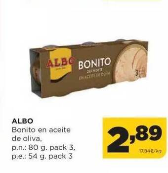 Alimerka Albo bonito en aceite de oliva oferta