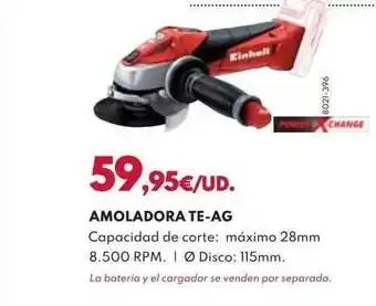 BricoCentro Amoladora te-ag oferta